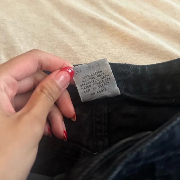 Vintage Black BONGO High Rise Straight Leg Jeans - Picture 4 of 9